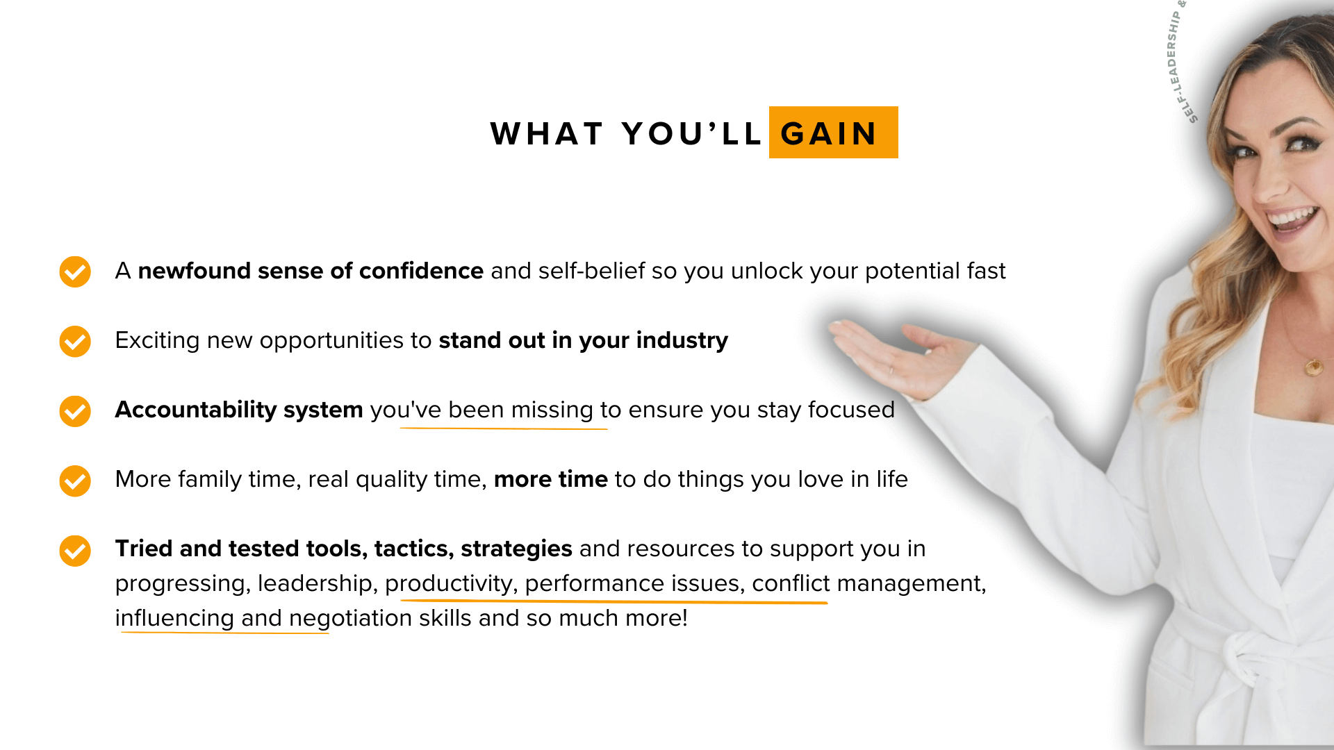 What you gain